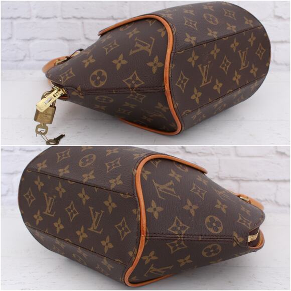 Louis Vuitton Ellipse PM Monogram Satchel Purse Handbag Tote LV Leather A2893 - Picture 7 of 8